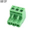 3 Pin Right Angle Line Terminal Plug Type 300V 15A 5.08mm Pitch Connector Pcb Screw Terminal Block