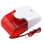 ไซเรนแบบมีไฟกระพริบ Mini Strobe Siren 12V Security Sound and Light Alarm Siren