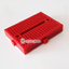 บอร์ดทดลองขนาดเล็กแบบต่อขยายได้ สีแดง mini breadboard 4.7 ซ.ม. x 3.5 ซ.ม. 170 จุด
