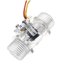 เซนเซอร์วัดปริมาณน้ำไหลผ่านท่อตัวเรือนใส transparent water flow sensor turbine flow meter