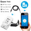 สมาร์ทสวิทช์ไร้สาย Sonoff TH16 16A สั่งผ่านมือถือ WiFi Wireless Smart Switch สามารถเชื่อมต่อเซนเซอร์อุณหภูมิและความชิ้น (อับโหลดโปรแกรมใหม่ได้) ไม่รวมเซนเซอร์