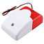 ไซเรนแบบมีไฟกระพริบ Mini Strobe Siren 12V Security Sound and Light Alarm Siren