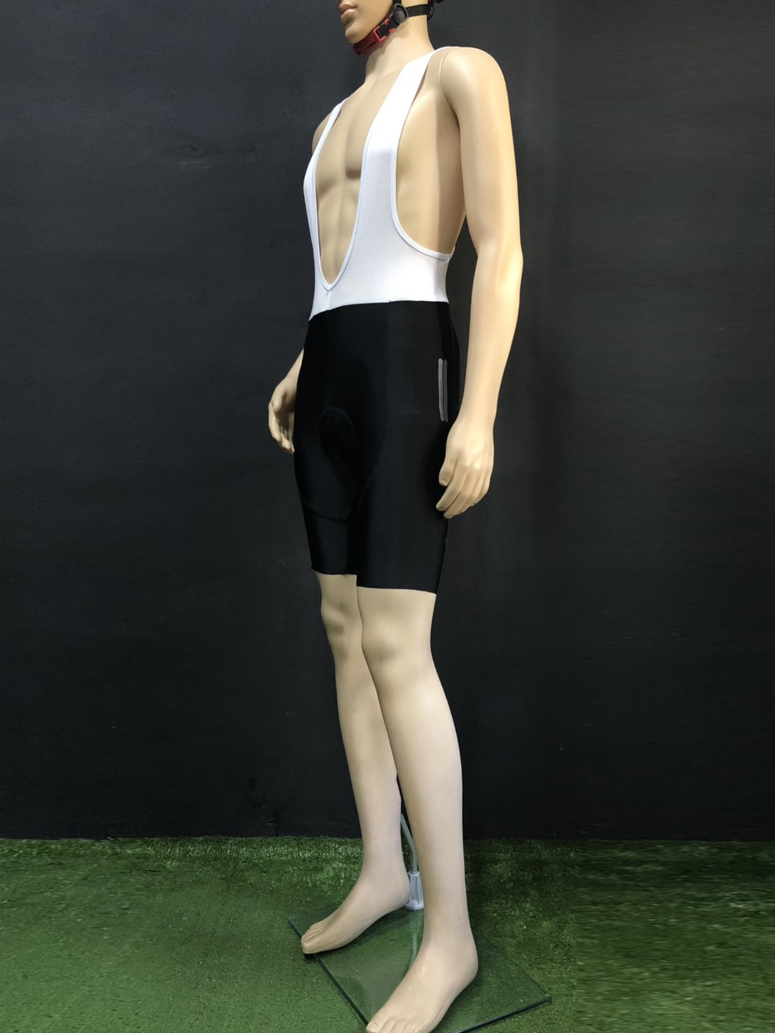 กางเกงปั่นจักรยาน เอี๊ยมขาสั้น เป้าเจล Antibacterial ปลายขาไร้รอยต่อ รอยพับเย็บ