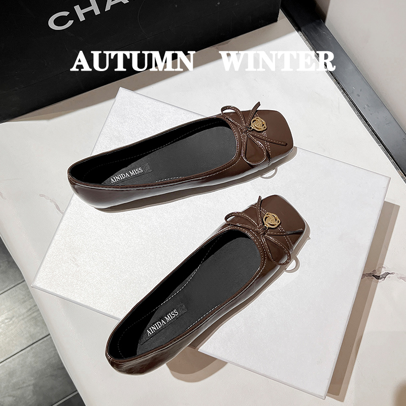 รองเท้าคัทชูผู้หญิงส้นเตี้ย ใส่สบาย มีขนาด35-43