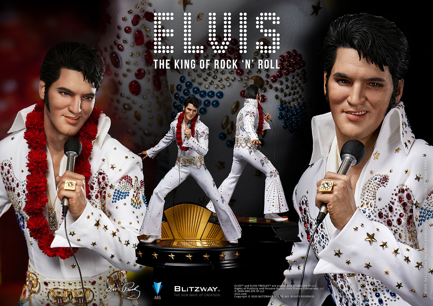 BLITZWAY SUPERB SCALE STATUE [HYBRID TYPE] ELVIS PRESLEY