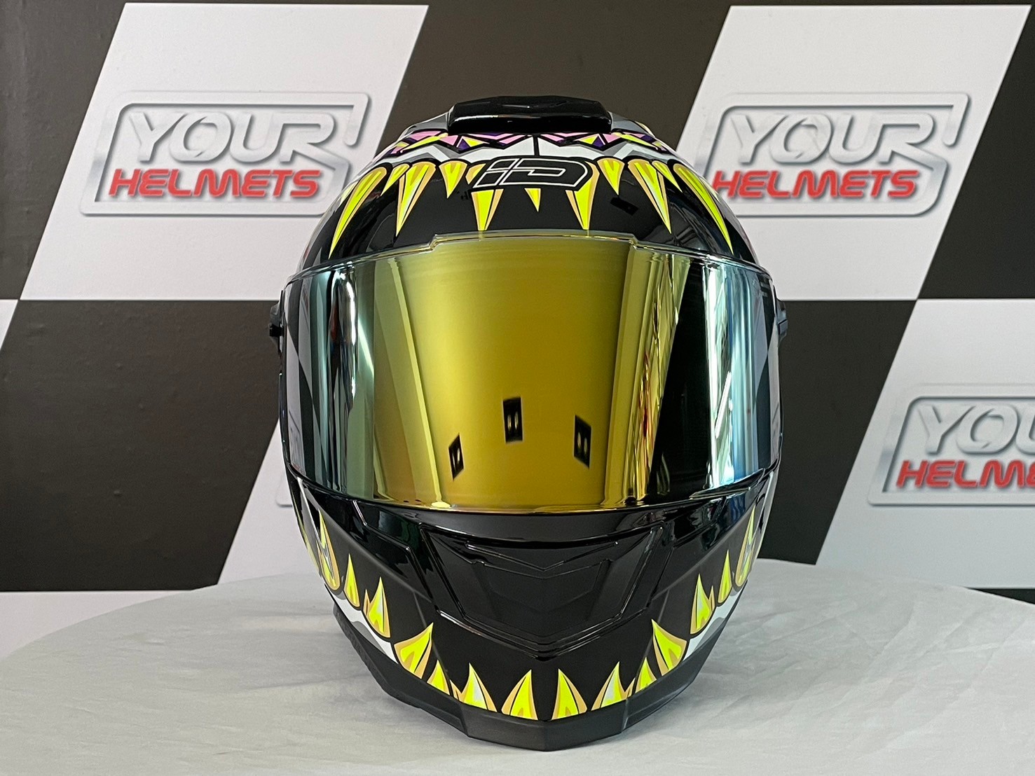 หมวกกันน็อค ID HELMETS รุ่น SPARTAN BT GLITTER BLACK