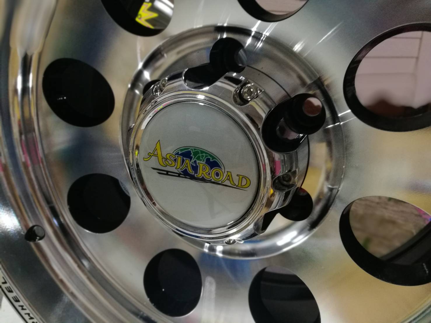 ล้อแม็กออฟโรด GT 16 x 8" Offset-20 6รู x PCD139.7 GTRWHEEL เงา พร้อมครอบดุม Asia Road