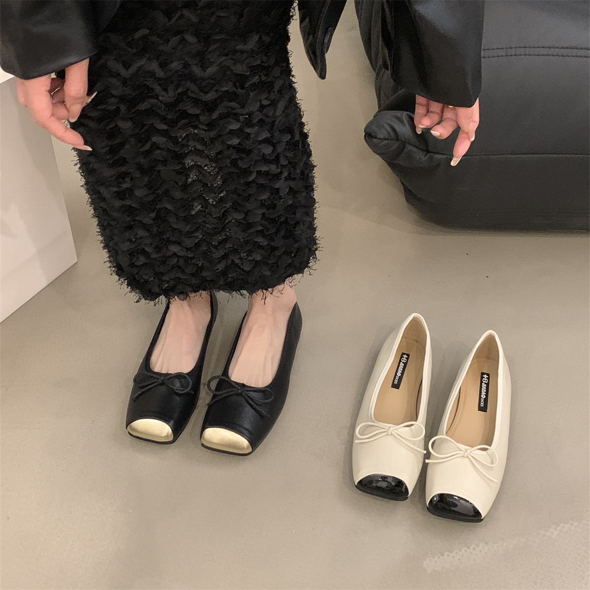 รองเท้าคัทชูผู้หญิงส้นเตี้ย ใส่สบาย มีขนาด35-43