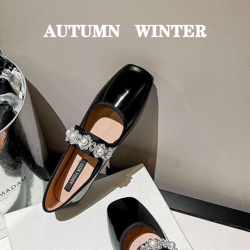 รองเท้าคัทชูผู้หญิงส้นเตี้ย ใส่สบาย มีขนาด35-43