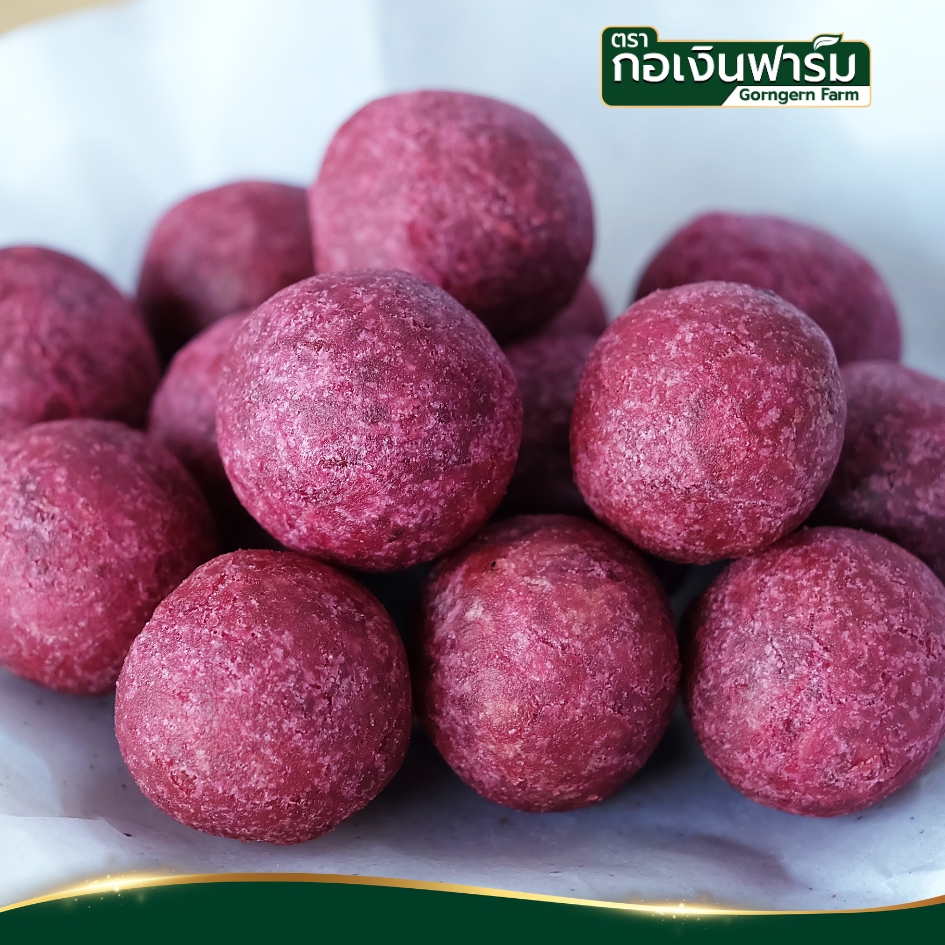 มันม่วงผง Purple sweet potato powder ตรากอเงินฟาร์ม