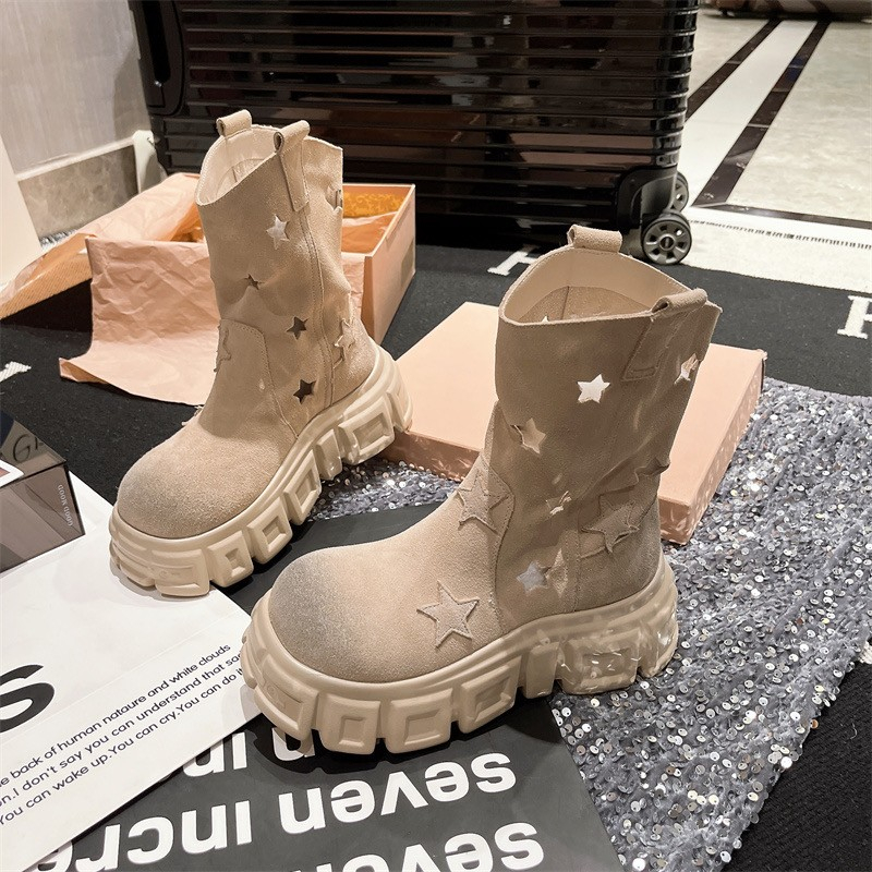 รองเท้าบูทแฟชั่นหญิง มีขนาดให้สั่งซื้อ 35 36 37 38 39 40 แจ้งขนาดในช่องหมายเหตุ