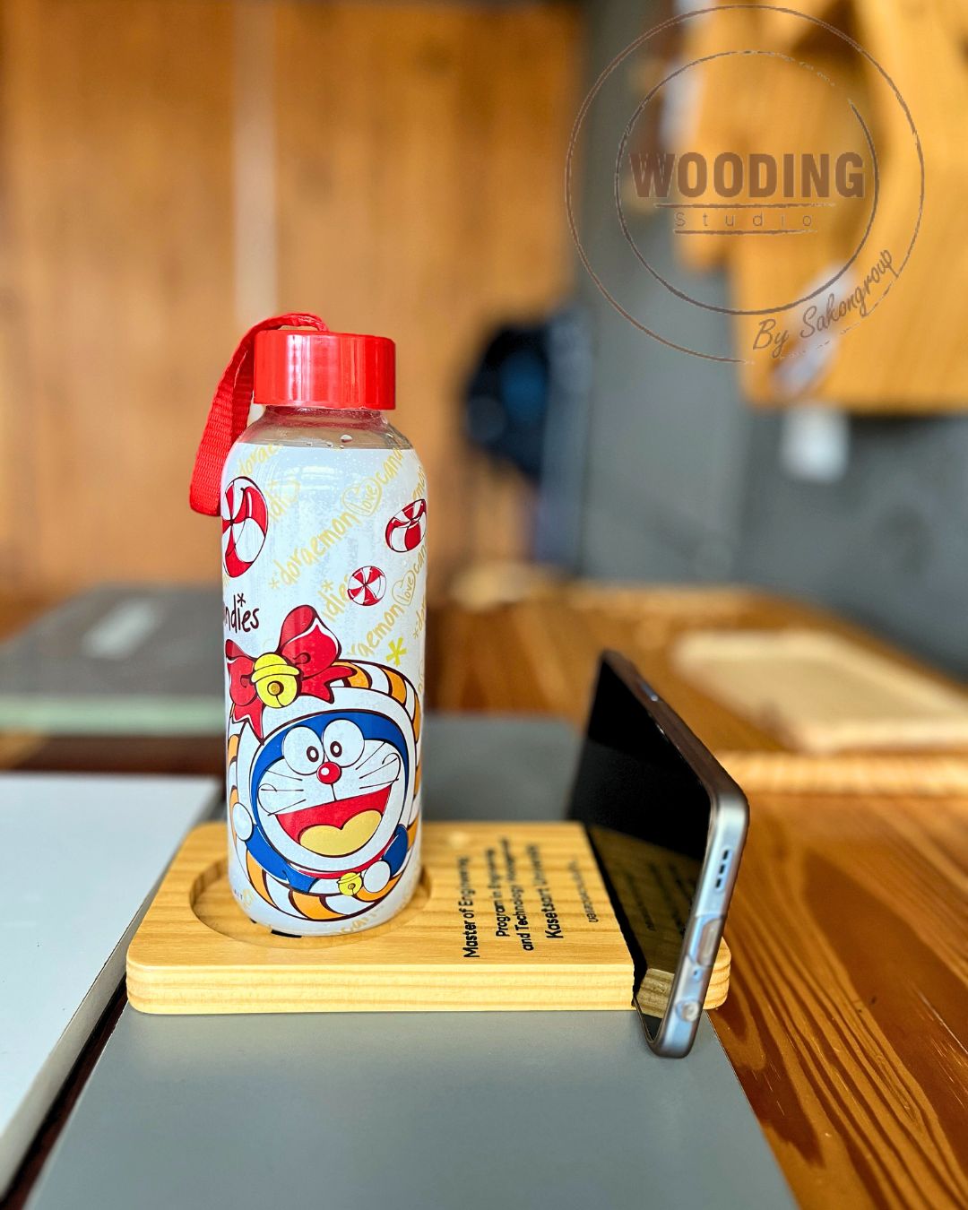 ที่รองแก้วไม้สน