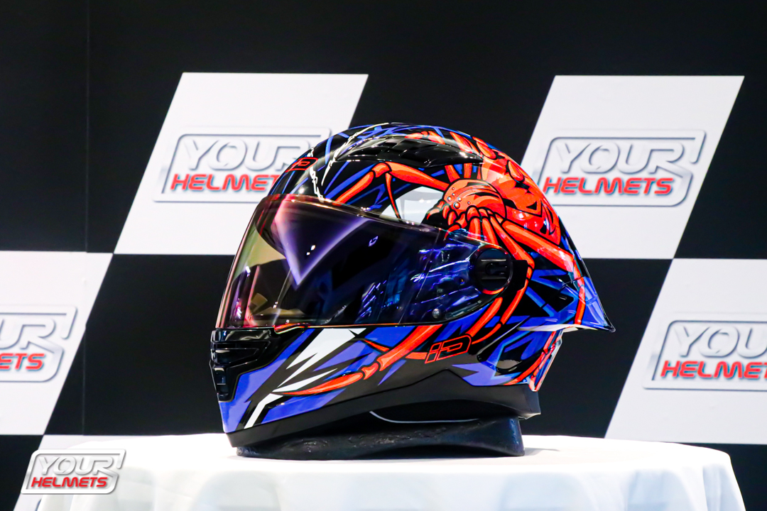 หมวกกันน็อค ID HELMETS รุ่น FRT-PRO SPIDER BLUE