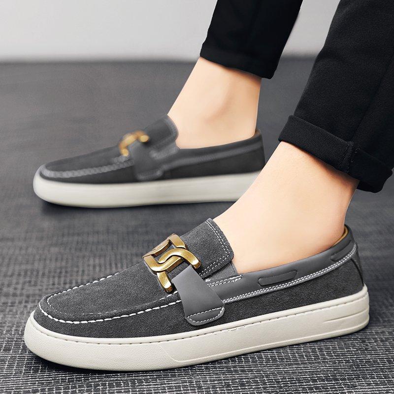 รองเท้าหนังผู้ชาย มีไซส์39-44 รองเท้าโลฟเฟอร์ชาย Slip-On Shoes มีขนาด39-44