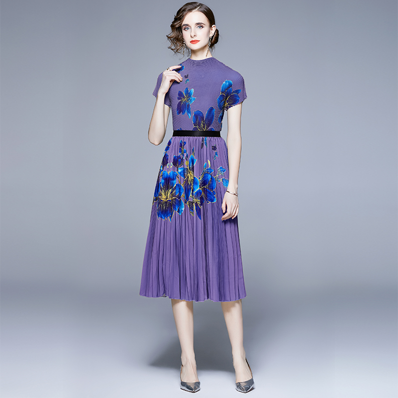 ชุดเดรสยาวสวยๆ ชุดเดรสยาวใส่สบาย ใส่ทำงาน มีขนาดS M L XL 2XL