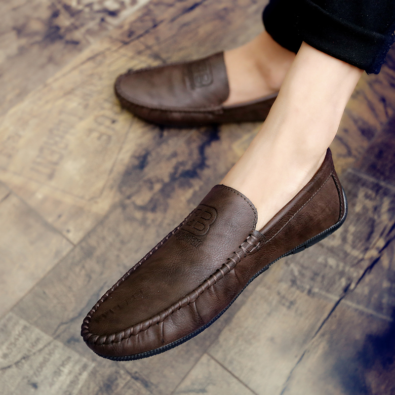 รองเท้าหนังผู้ชาย มีไซส์39-44 รองเท้าโลฟเฟอร์ชาย Slip-On Shoes มีขนาด39-44