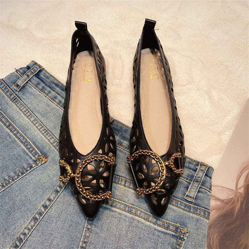 รองเท้าคัทชูผู้หญิงส้นเตี้ย ใส่สบาย มีขนาด35-40