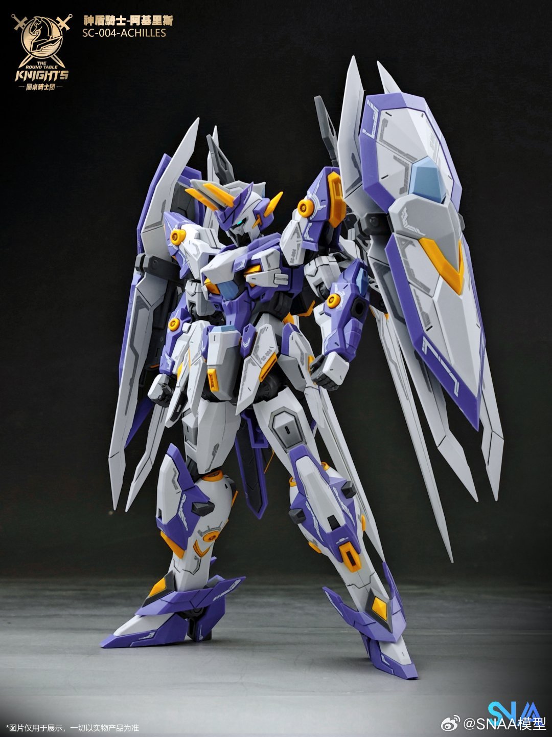 SNAA THE ROUND TABLE KNIGHTS 1/144 AEGIS KNIGHT ACHILLES ราคารวมค่าส่ง EMS แล้ว