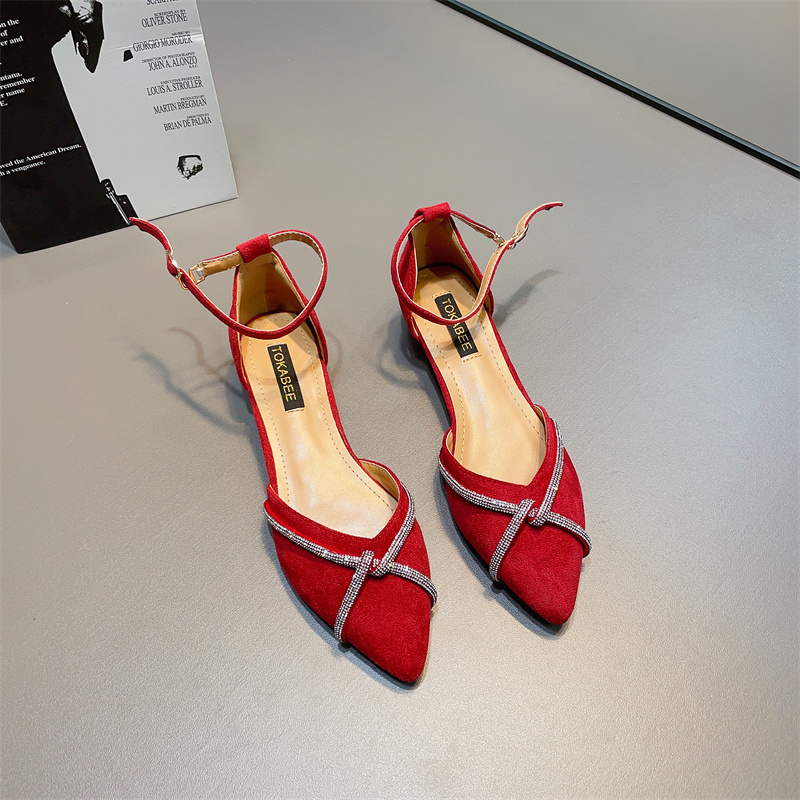 รองเท้าคัทชูผู้หญิงส้นเตี้ย ใส่สบาย มีขนาด35-40