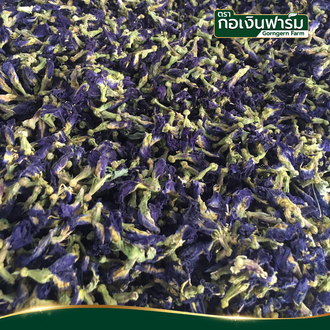 อัญชันแห้ง Dried Butterfly Pea ตรากอเงินฟาร์ม