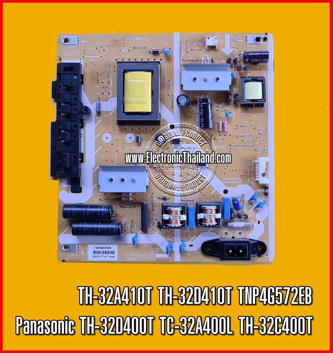 Power Supply Panasonic TH-32D400T TC-32A400L TH-32C400T TH-32A410T TH-32D410T TH-32DS500T TNP4G572EB