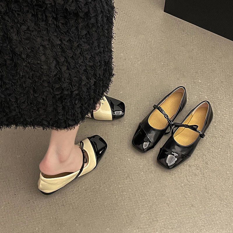 รองเท้าคัทชูผู้หญิงส้นเตี้ย ใส่สบาย มีขนาด35-40
