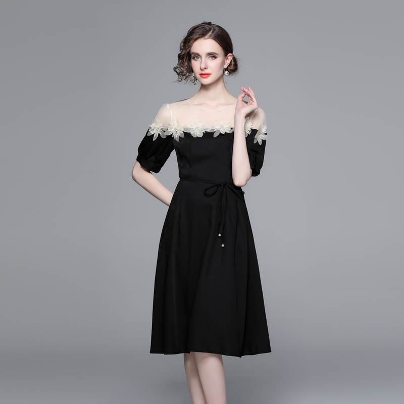 ชุดเดรสยาวสวยๆ ชุดเดรสยาวใส่สบาย ใส่ทำงาน มีขนาดS M L XL 2XL