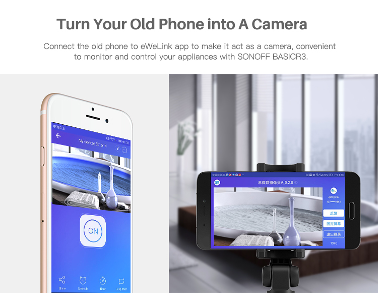 สมาร์ทสวิทช์ไร้สาย SONOFF BASICR3 - WIFI DIY Smart Switch - สั่งผ่านมือถือ (อับโหลดโปรแกรมใหม่ได้)