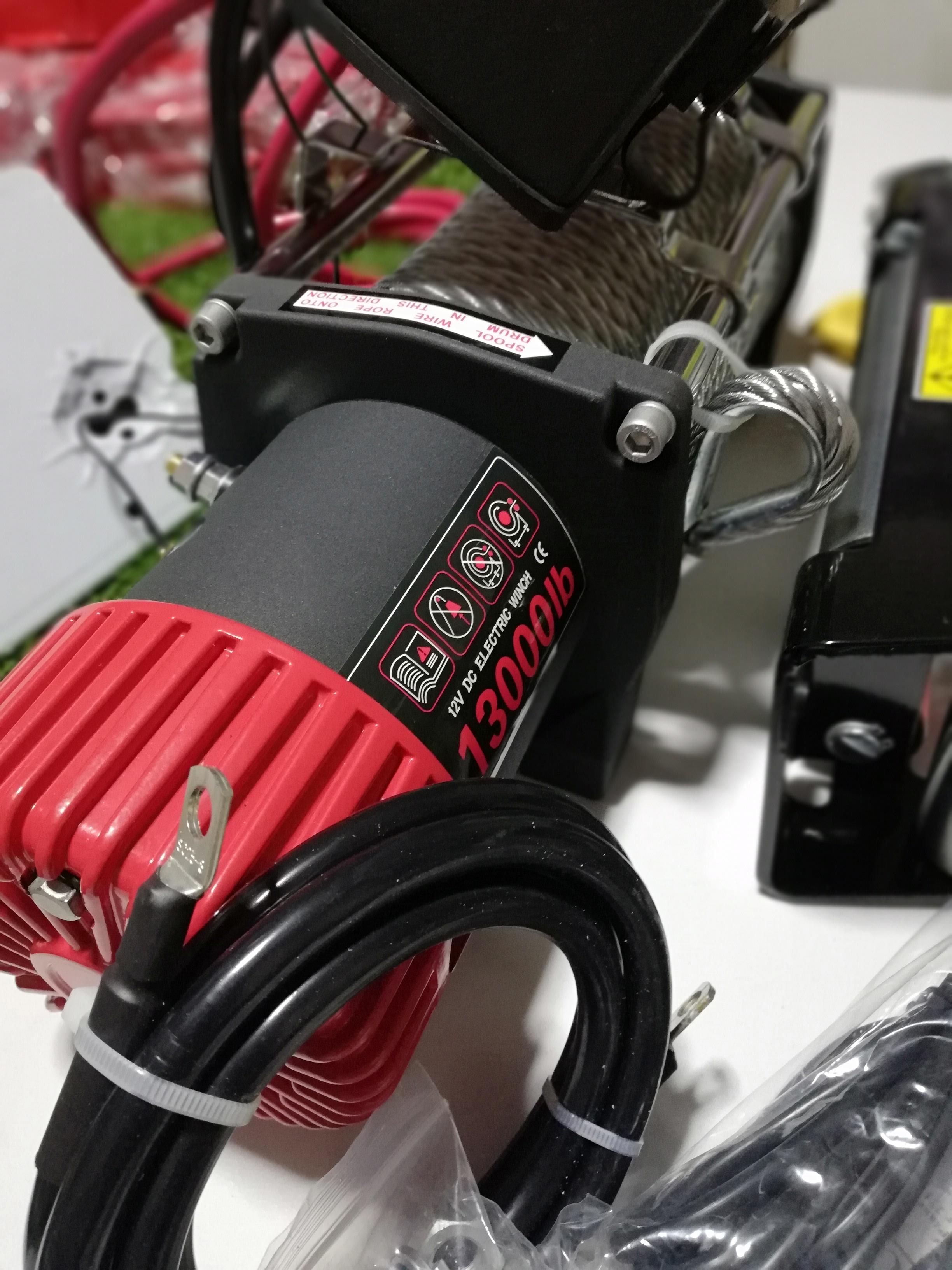 วินซ์ไฟฟ้า 13000 ปอน 5.9 ตัน (สลิง)