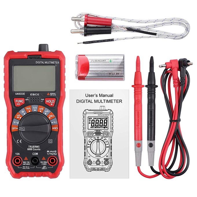 Digital Multimeter UYIGAO มัลติมิเตอร์ดิจิตอล มหาเทพ 10 สำหรับช่างมืออาชีพ