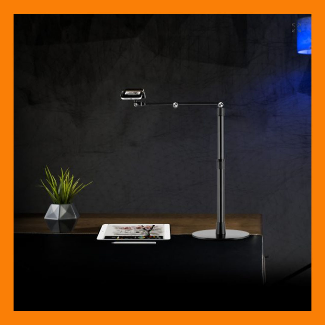 ขาตั้งมือถือปรับระดับได้ สามารถถ่ายมุมสูงได้