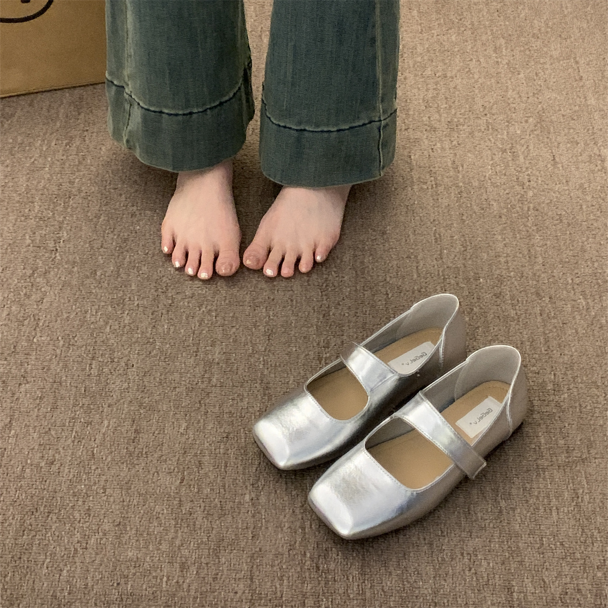รองเท้าคัทชูผู้หญิงส้นเตี้ย ใส่สบาย มีขนาด35-43