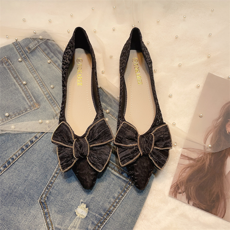 รองเท้าคัทชูผู้หญิงส้นเตี้ย ใส่สบาย มีขนาด35-40
