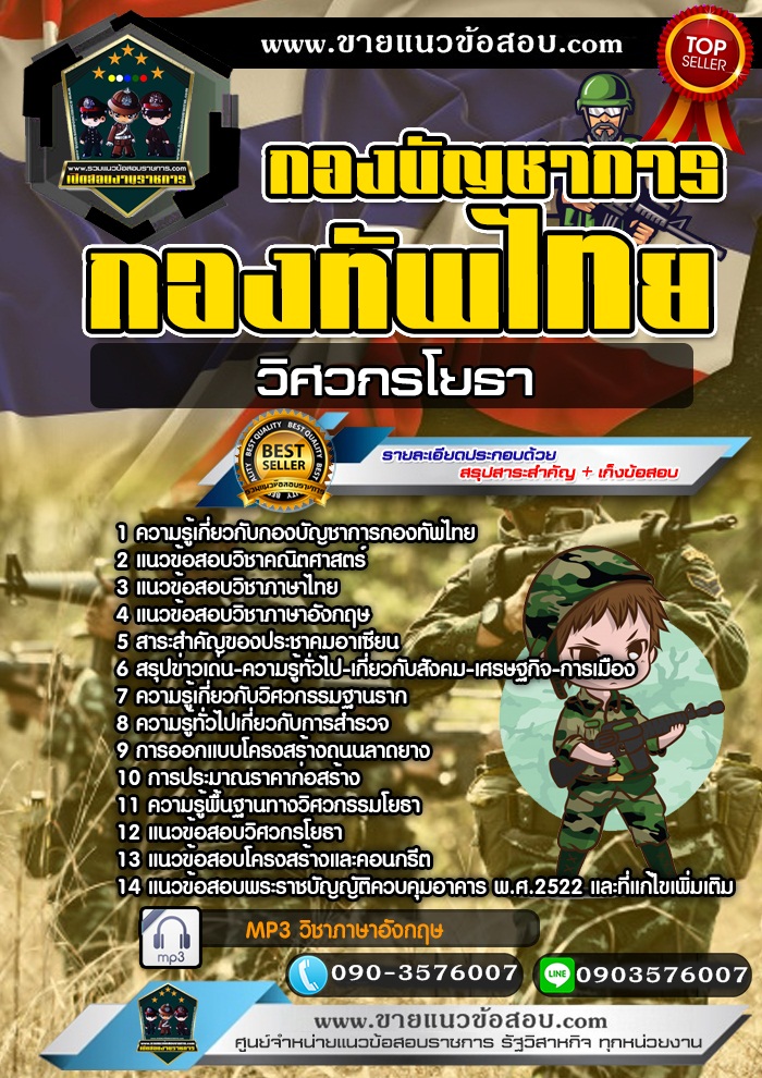 สรุปแนวข้อสอบวิศวกรโยธา กองบัญชาการกองทัพไทย (ใหม่)