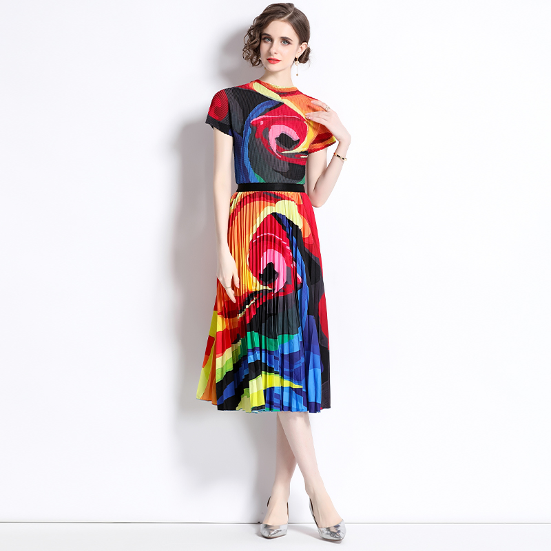 ชุดเดรสยาวสวยๆ ชุดเดรสยาวใส่สบาย ใส่ทำงาน มีขนาดS M L XL 2XL