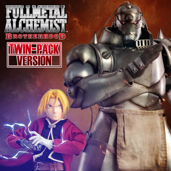 THREEZERO X FULLMETAL ALCHEMIST : BROTHERHOOD FIGZERO 1/6 EDWARD ELRIC + ALPHONSE ELRIC TWIN PACK ราคารวมค่าส่ง EMS แล้ว