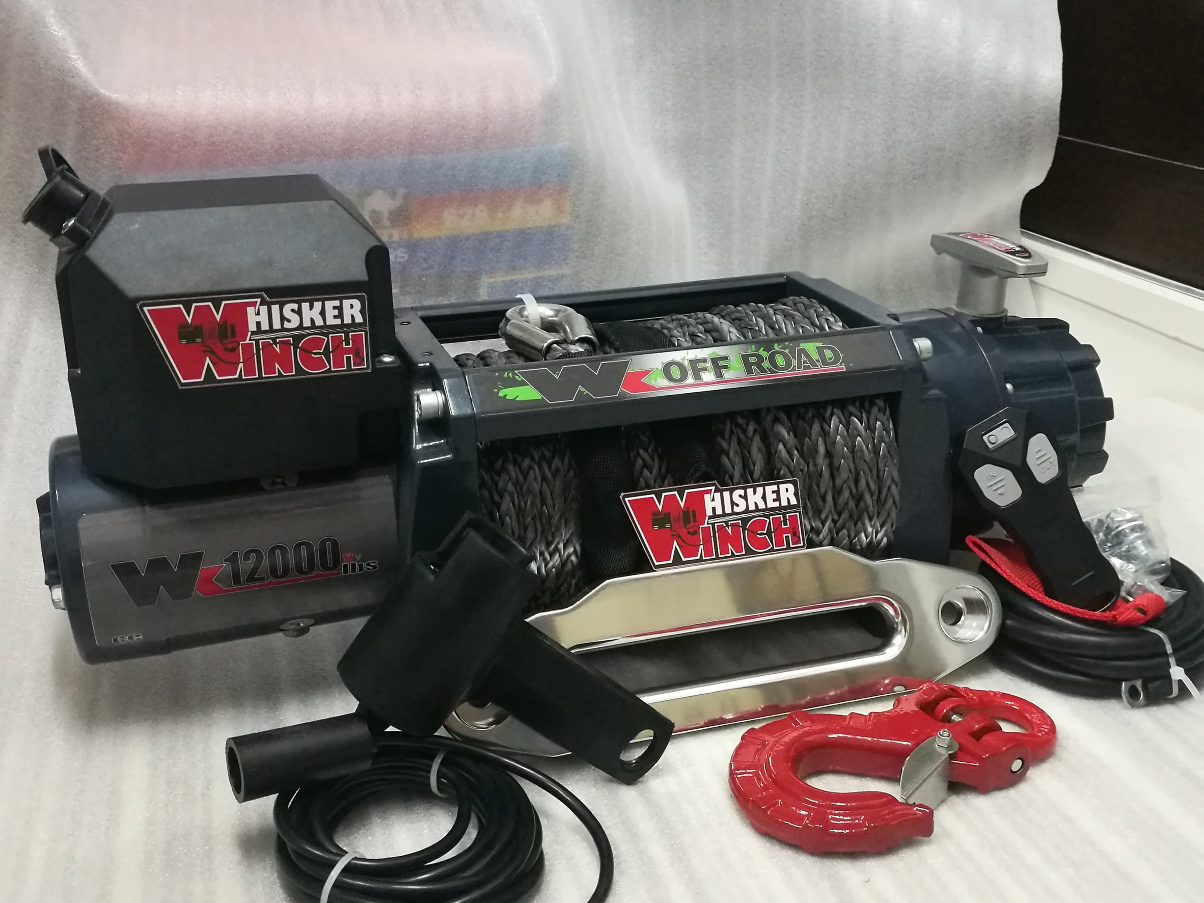 วินซ์ Whisker Winch 12000lbs