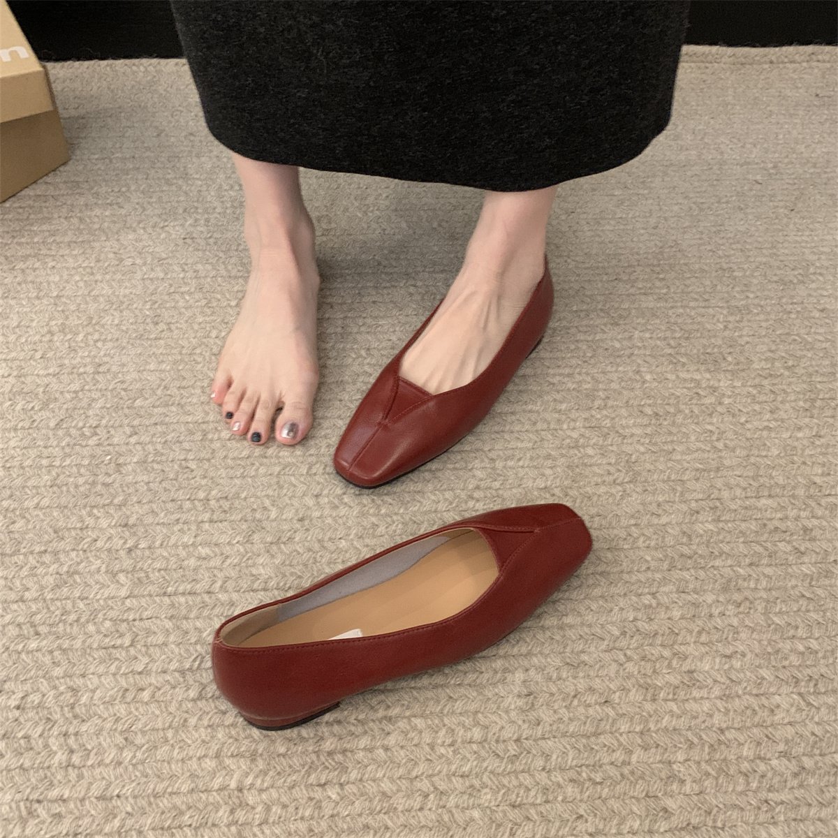 รองเท้าคัทชูผู้หญิงส้นเตี้ย ใส่สบาย มีขนาด35-43