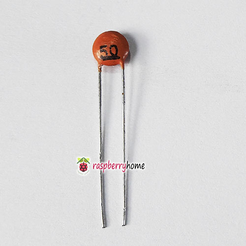 50 pF 50V เซรามิคคาปาซิเตอร์ Ceramic Capacitor จำนวน 5 ตัว