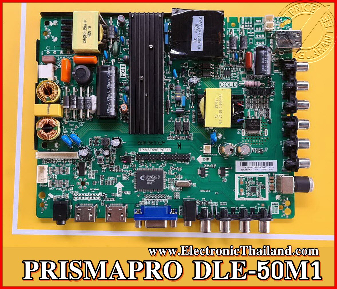 Main Board PRISMAPRO LED TV DLE-50M1 เมนูภาษาไทย จอภาพ LG มี T-CON