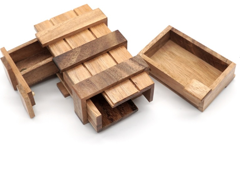 เกมส์ไม้ กล่องปริศนา Magic Box Wooden Game ของเล่นฝึกการแก้ปัญหา