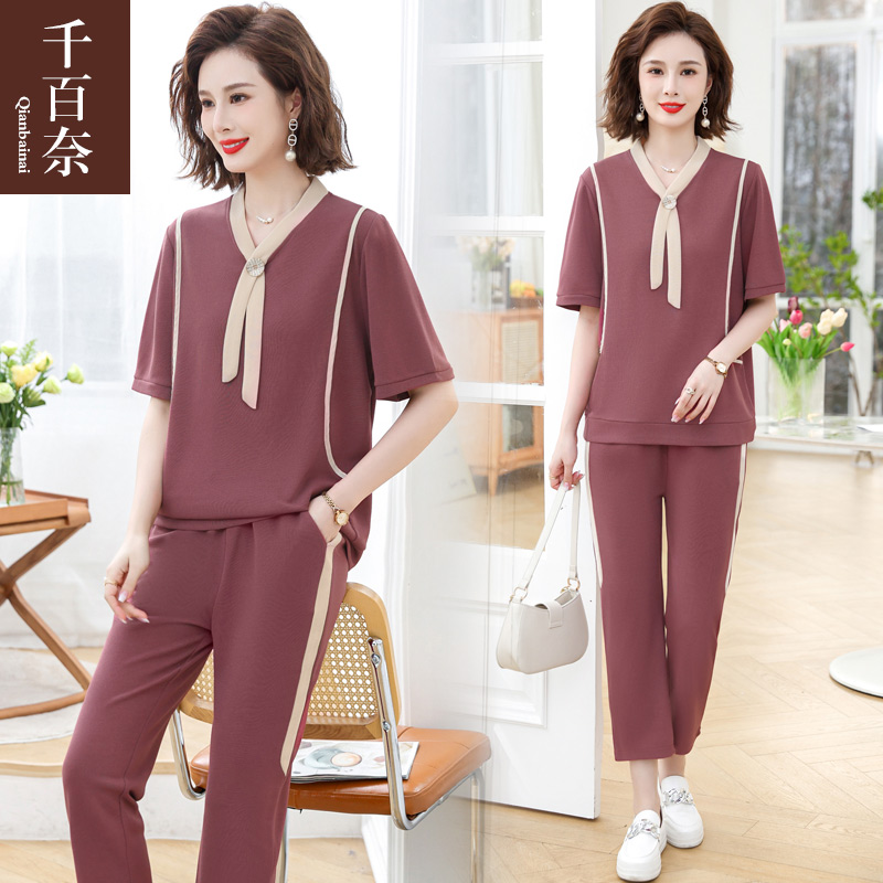 เสื้อผ้าผู้สูงอายุหญิง แฟชั่น เสื้อผ้าผู้หญิงวัย 60 มีขนาด XL-4XL