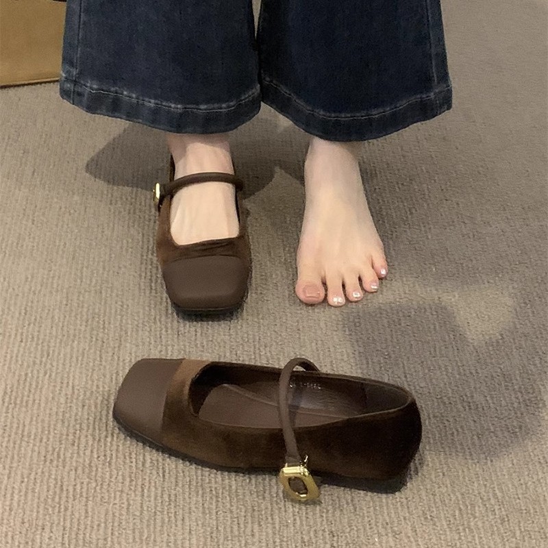 รองเท้าคัทชูผู้หญิงส้นเตี้ย ใส่สบาย มีขนาด35-40