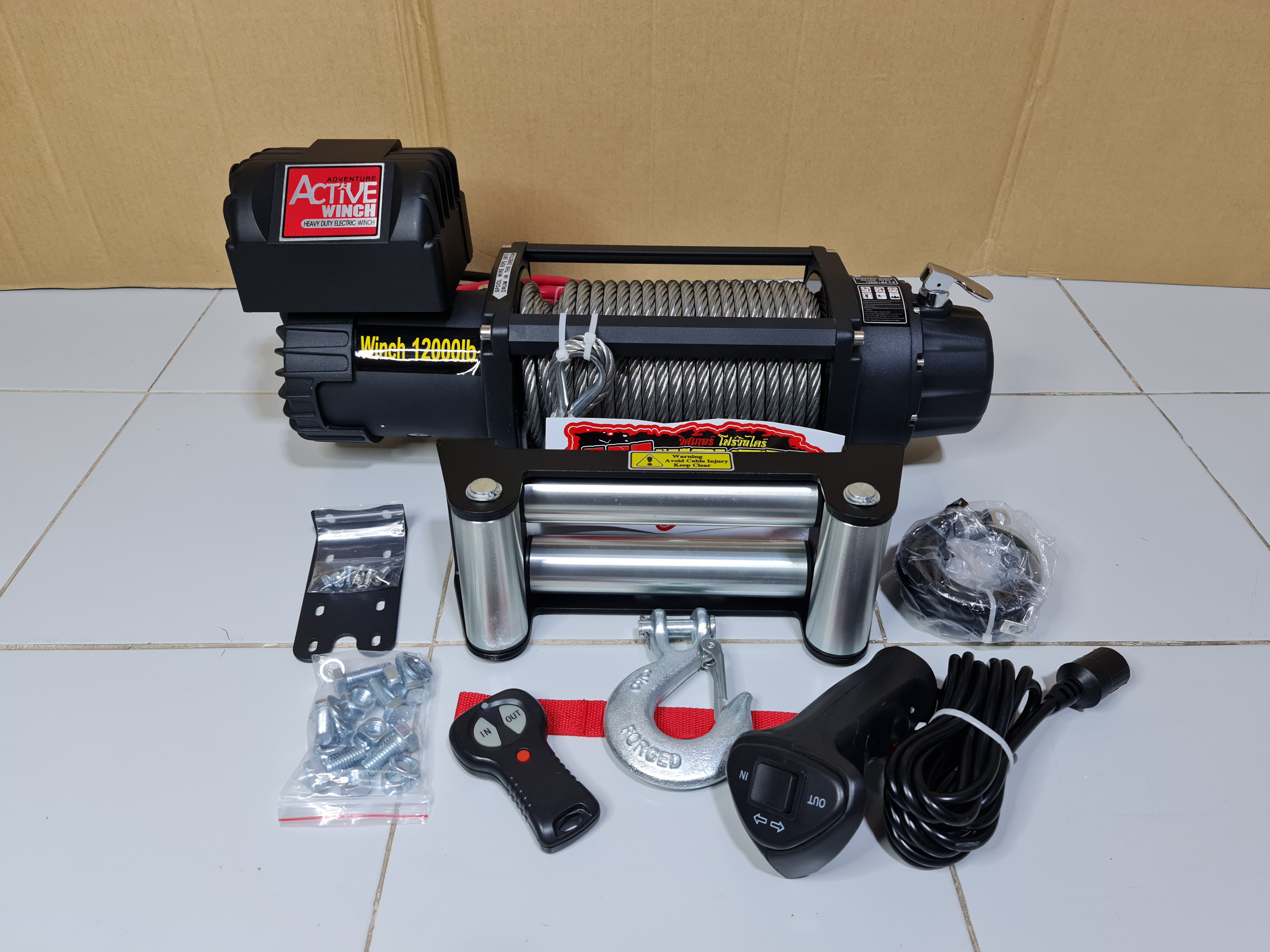 วินซ์ไฟฟ้า ACTIVE WINCH 12000 LB