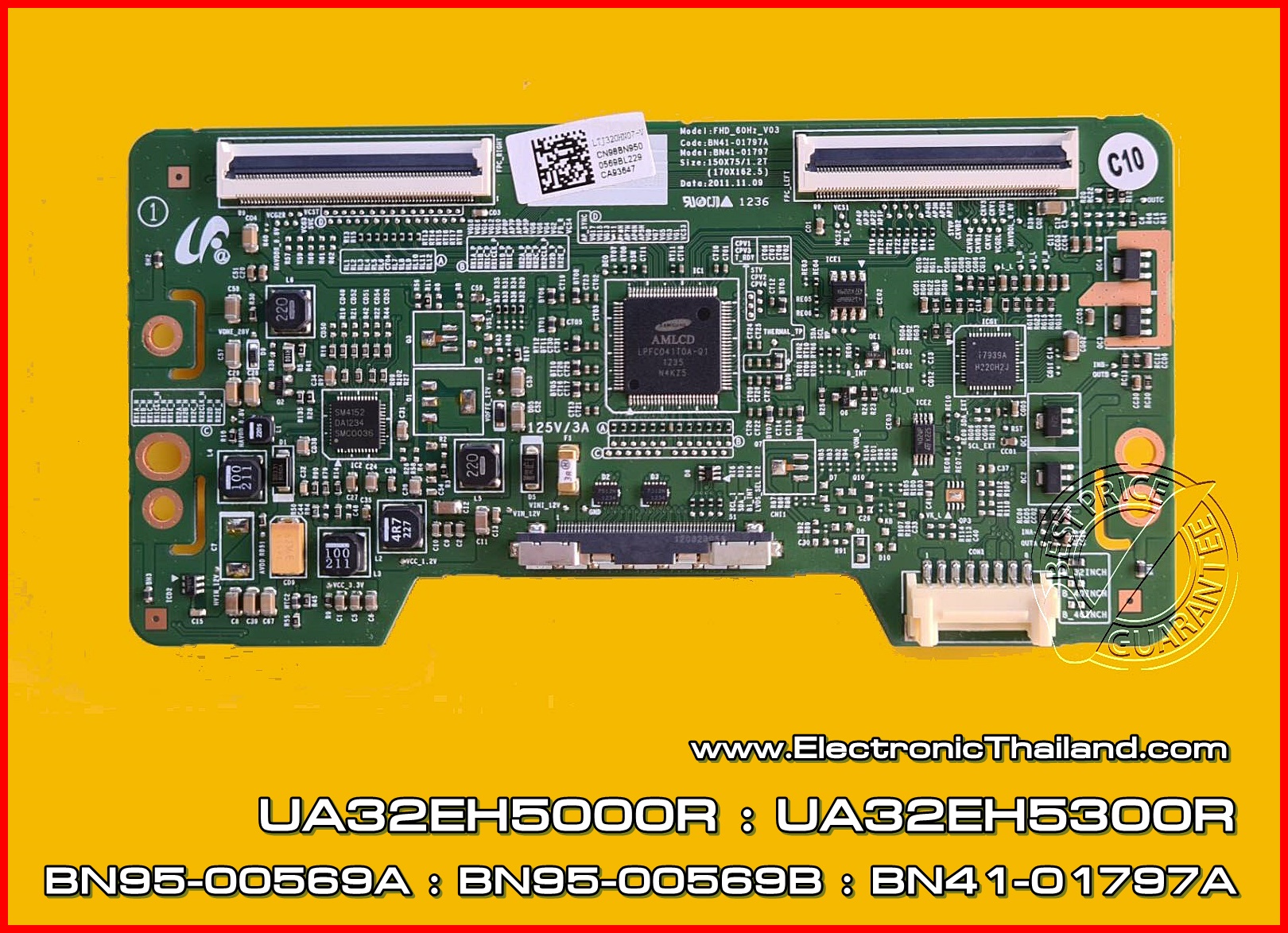 T-CON SAMSUNG UA32EH5000R : UA32EH5300R : BN95-00569A : BN95-00569B : BN41-01797A