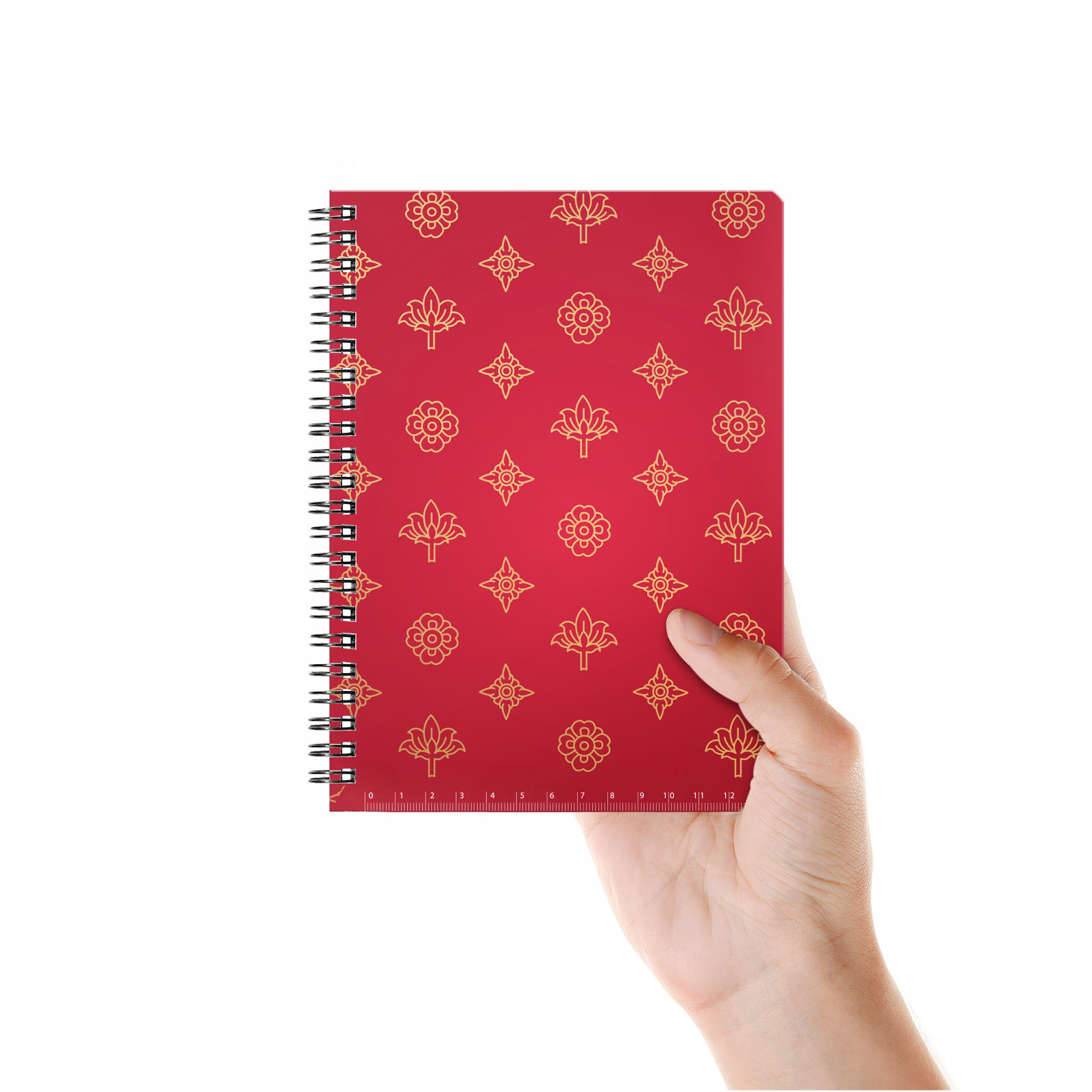 x12 เล่ม สมุดโน๊ตลายไทย ส่งเสริมความเป็นไทย Thai Style note book (1โหล)