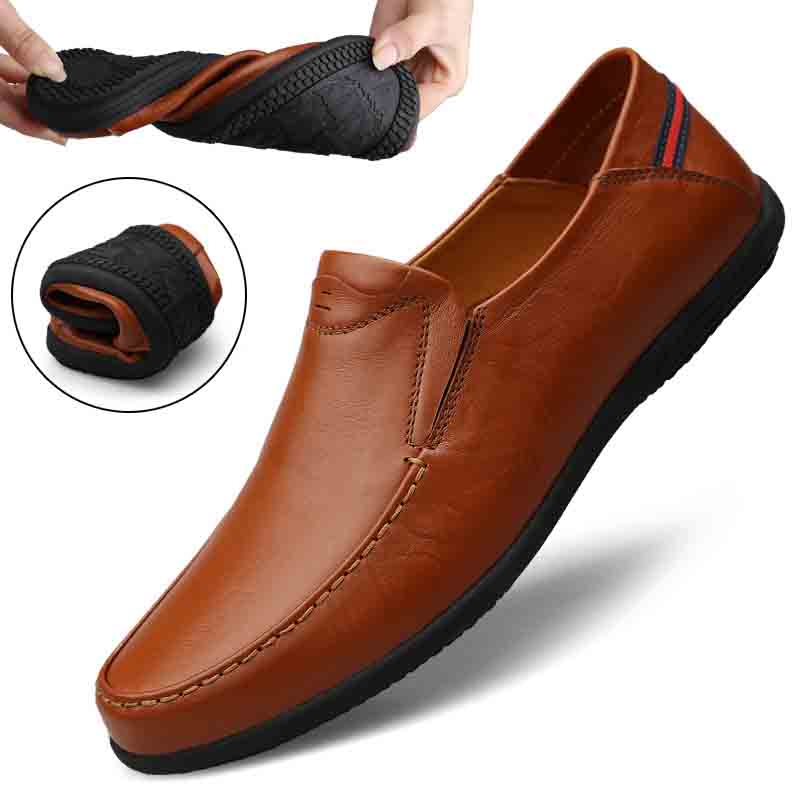 รองเท้าหนังผู้ชาย มีไซส์39-44 รองเท้าโลฟเฟอร์ชาย Slip-On Shoes มีขนาด39-44