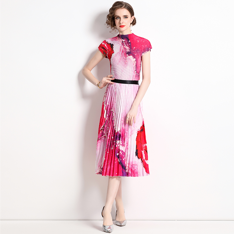 ชุดเดรสยาวสวยๆ ชุดเดรสยาวใส่สบาย ใส่ทำงาน มีขนาดS M L XL 2XL