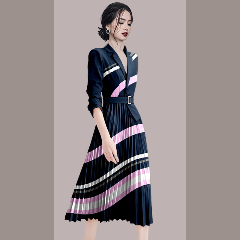 ชุดเดรสยาวสวยๆ ชุดเดรสยาวใส่สบาย ใส่ทำงาน มีขนาดS M L XL 2XL