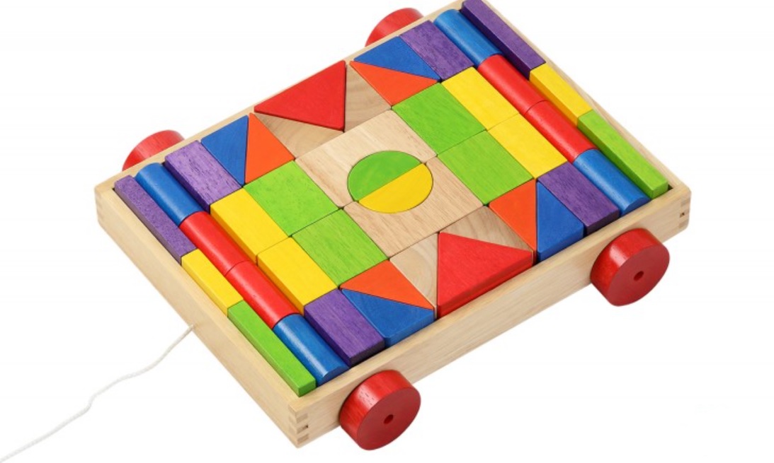 บล๊อคไม้หลากสี ของเล่นเสริมสร้างทักษะการคิดสร้างสรรค์ ของเล่นไม้